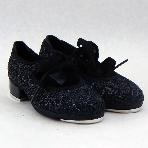 glitter tap shoes